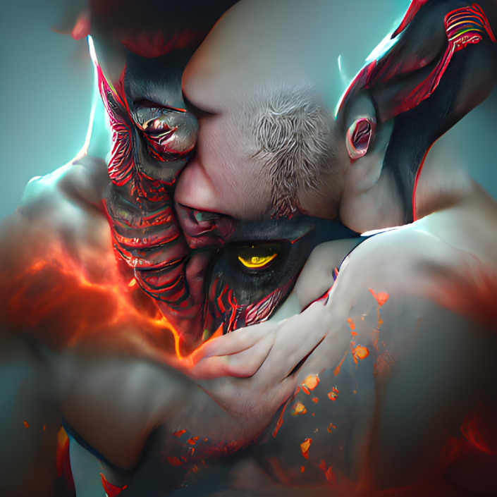 The double face of hell