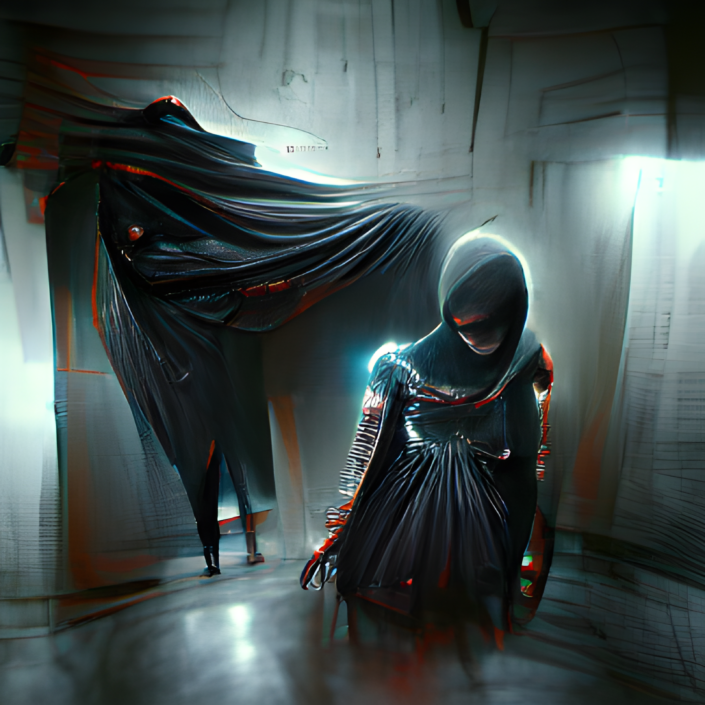 I who wrap myself in darkness if you dress in shadow